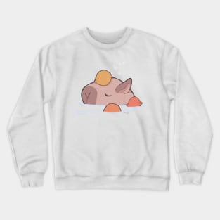 Capybara and Orange [Colour] Crewneck Sweatshirt